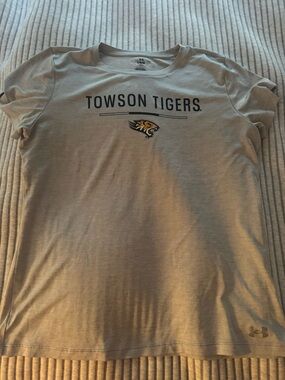 Under Armour Gray Towson Tigers Short Sleeve Tee